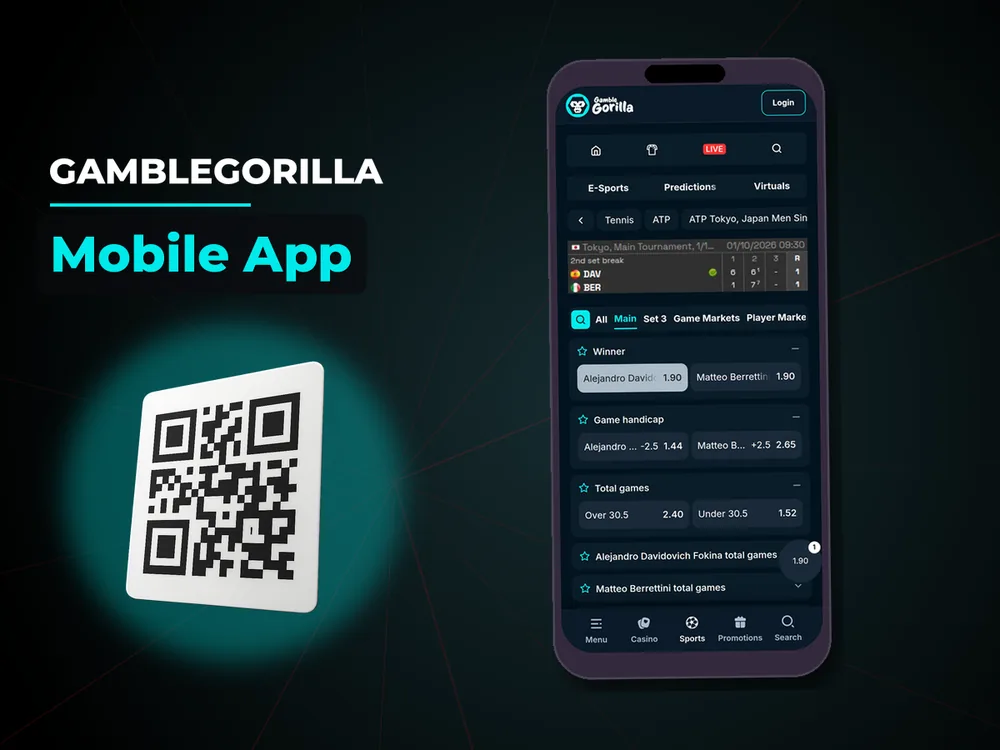 Gamblegorilla - Mobile App